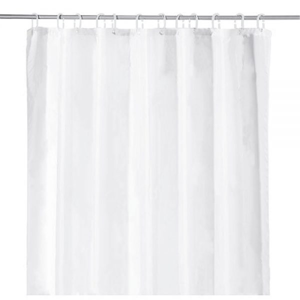cortina hotelera blanca